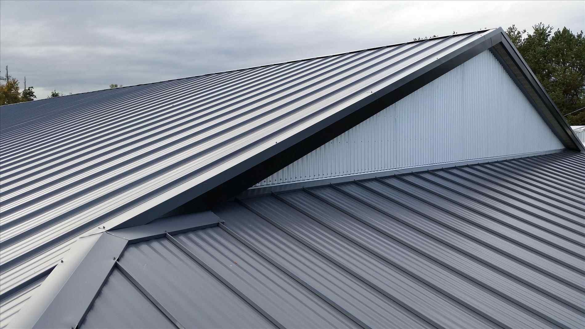 Металлические крыши для частных домов: покрытие профнастилом и металлочерепицей